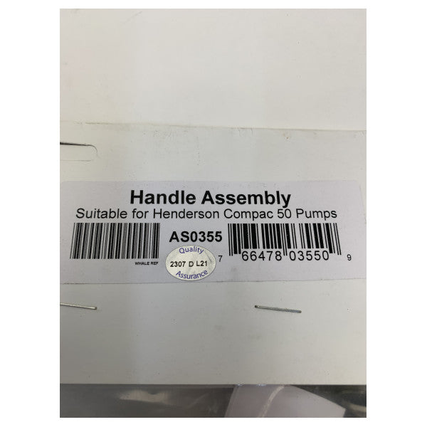 Mango de repuesto Whale AS0355 para bomba de achique Compac 50