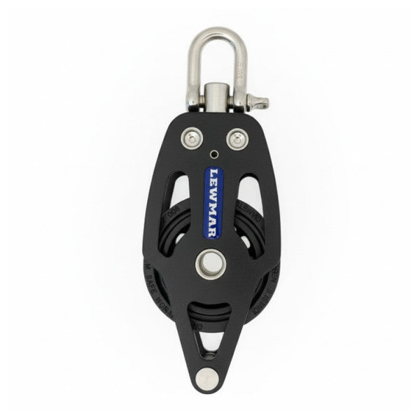 Bloque de polea simple Lewmar HTX de 50 mm con gancho - 29195004