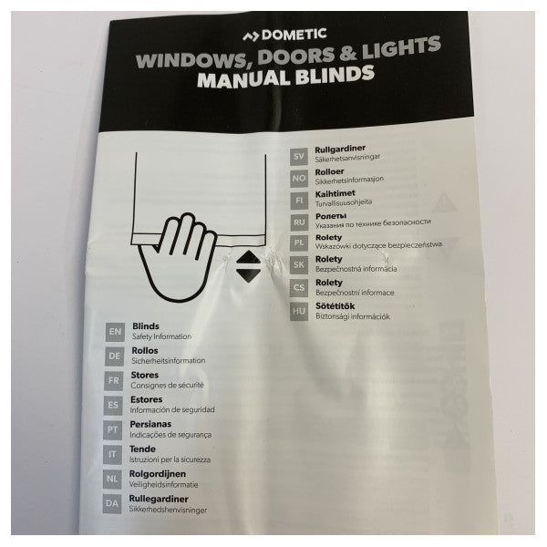 Dometic Pileli Perde PLS762/305-CAN-B-FR-TSTF Plise Perde 762 x 305 mm