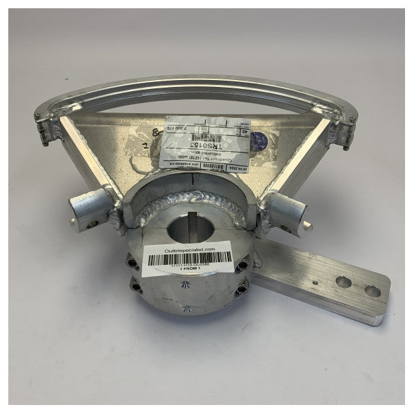 Jefa 80 Grad Styrestang Kvadrant R=250 Aluminium med Autopilot Arm