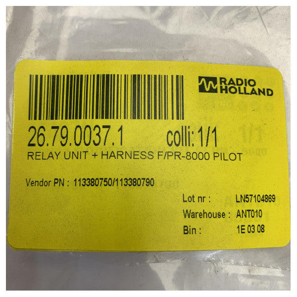 Токійський пристрій реле + ремінь для пілотного пристрою PR-8000 - 113380750