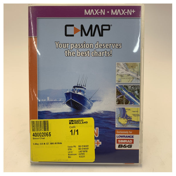 C-MAP M-EW-N227-MS Kuzey-Batı Avrupa Deniz Navigasyonu SD-Haritası