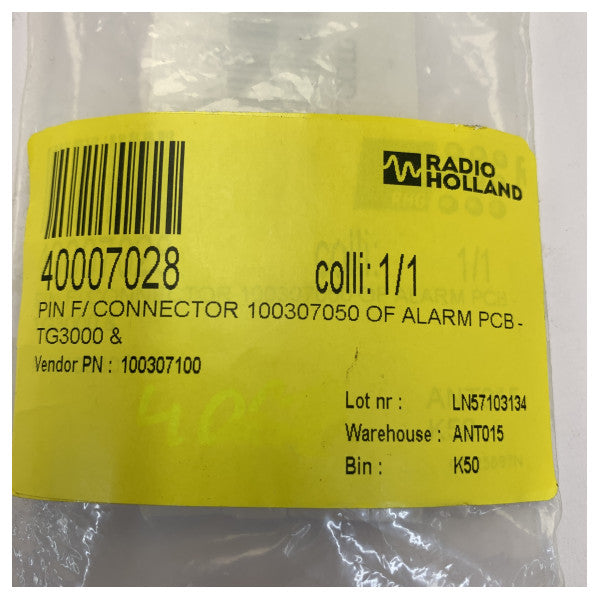100307100 Connector Set for Alarm PCB - Marine Electronics Compone