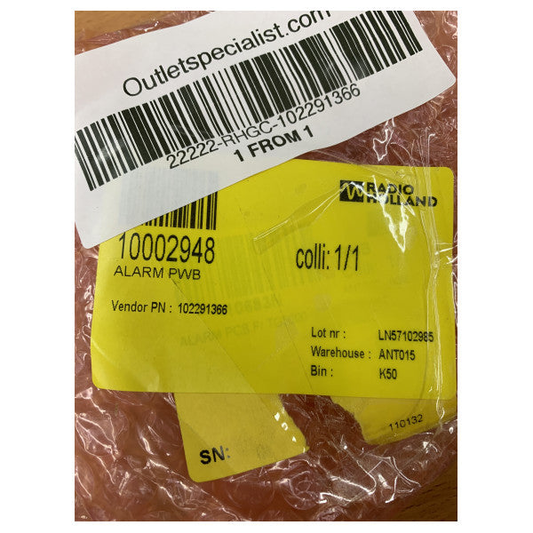 TOKIMEC 102291366 Alarm PWB Marine Electronics Printed Wiring Board