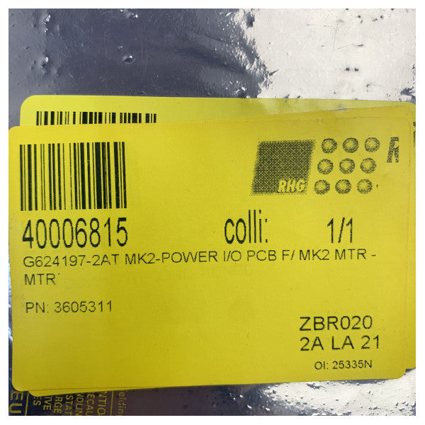 Płytka zasilająca Raytheon Anschutz G624197-2AT MK2 dla MK2 MTR