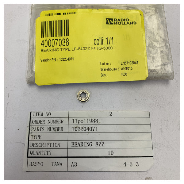 Tokyo Keiki TG5000 Gyro Compass Bearing LF-840ZZ 102204071