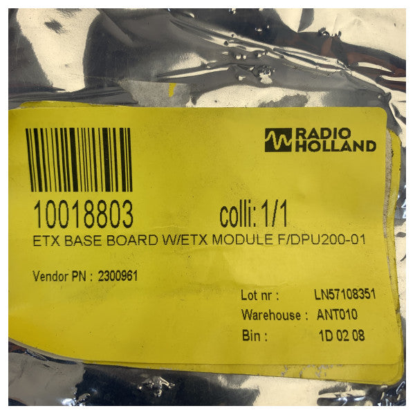 Scheda base Danelec con modulo ETX per DPU200-01 - 2300961