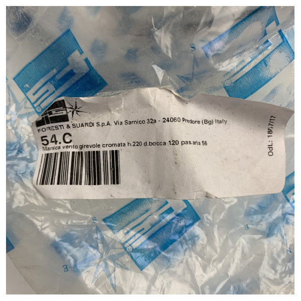 Foresti Suardi 54.C messing båt cowl luftventil