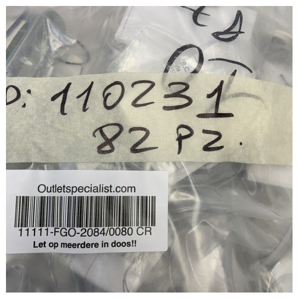 BCM 2084/0080 CR Aruba Courtesy Lights Rustfrit Stål