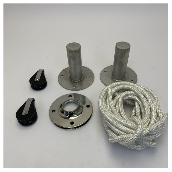 Σετ περιστρεφόμενων γαλβανισμένων δακτυλίων 160 KG Χειροκίνητο - JPW6172