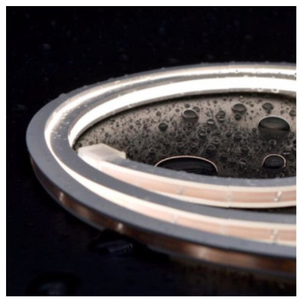 ZETACUBE Flexibler Marine LED-Streifen 12x13 Wave 2700K 3000mm IP67 Wasserdichte warmweiße Beleuchtung