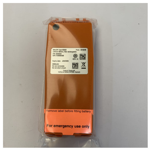 بطارية ليثيوم حديدية لراديو البحرية Sailor 403503A ATEX