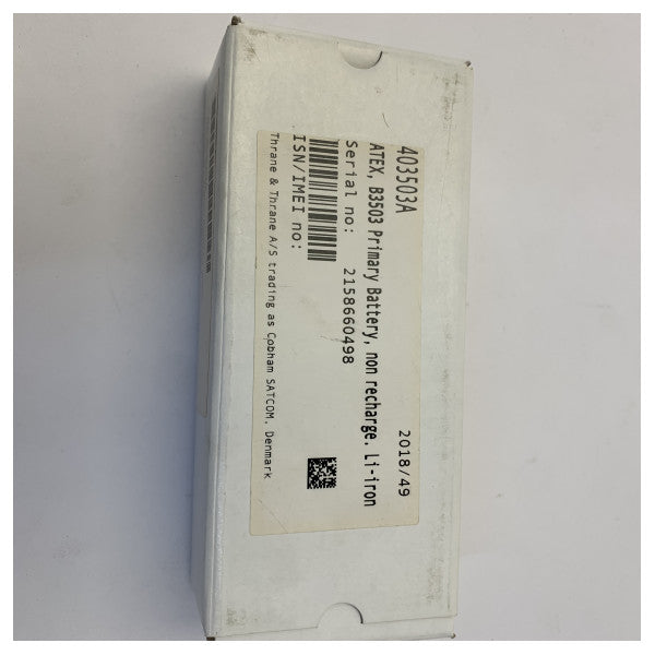 بطارية ليثيوم حديدية لراديو البحرية Sailor 403503A ATEX