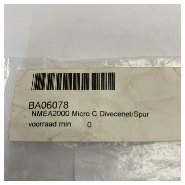 Raymarine A06078 SeaTalk NG -laitteen DeviceNet uroshaara kaapeli - 0.1m