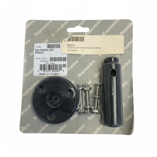Piastra di montaggio Raymarine D030 per pilota automatico del timone 89 mm