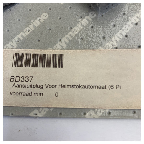 Wtyczka połączeniowa Raymarine D337 Tiller Pilot - Tru-Hull 6-pin seria 1000 i 2000