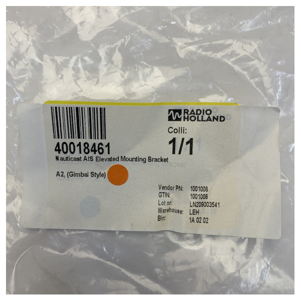 Nauticast 1001006 AIS Elevation Mounting Bracket Gimball Style