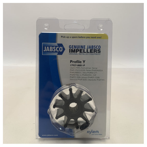JabSCO Neoprene 10 Blade Impeller Kit Black - 17937-0001P