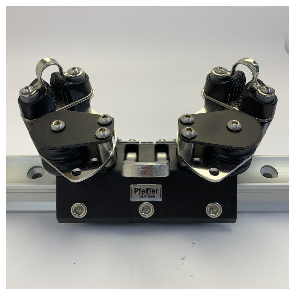 Pfeiffer Marine Aluminium Traveller Set L1950 mm Inkludert blokker - 8005401