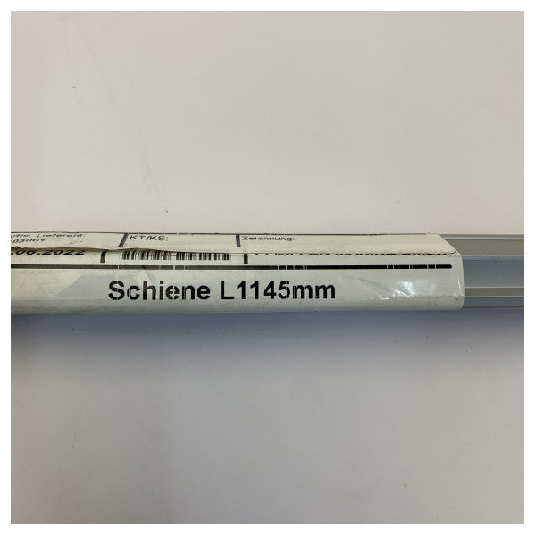 Lewmar alumiininen T-raita koko 2 25 x 4mm - Pituus=1325mm - 7403001