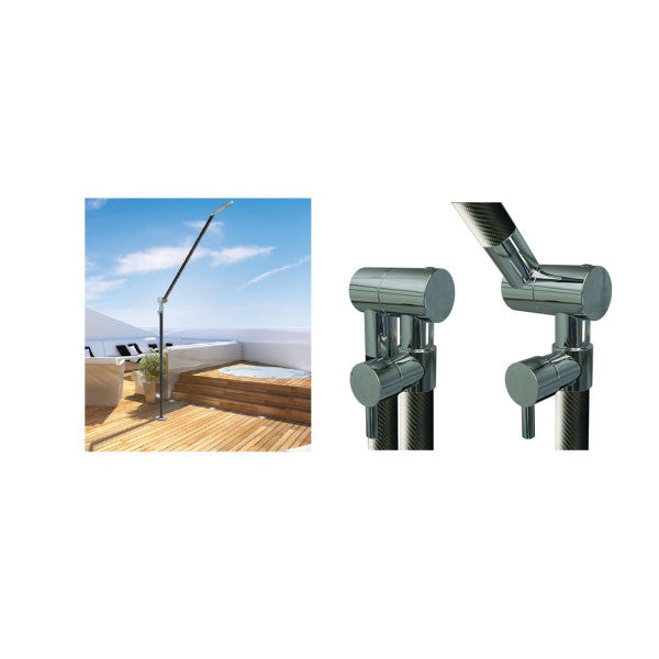 Douche de terrasse extérieure amovible en acier inoxydable Elka 7080GA