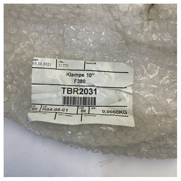 Fjord F380 Rustfrit Stål 10 Tommer Cleat - TBR2031