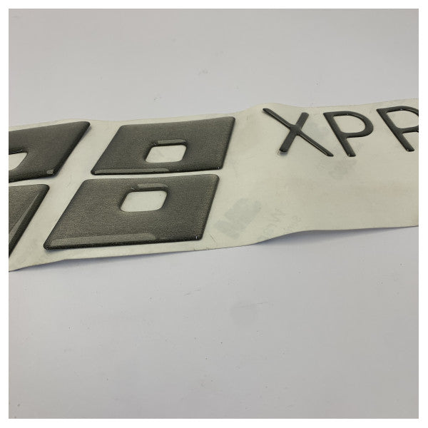 Fjord 38 Xpress Rumpf Decall Aufkleber Silber - TBZ1136