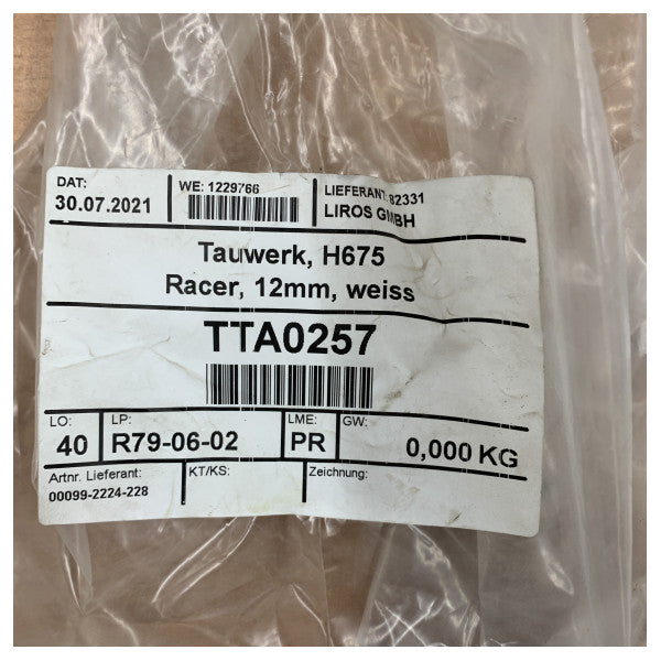 Liros Hanse 675 Dyneema Racing Rope 12M 2x 34M - 00099-2224-228