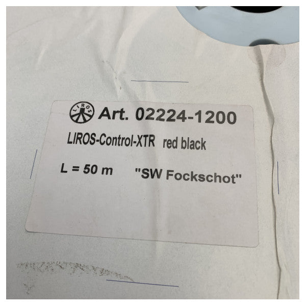 Liros Control-XTR Hanse 675 Dyneema Tau 12mm RØD - 50M - 02224-1200