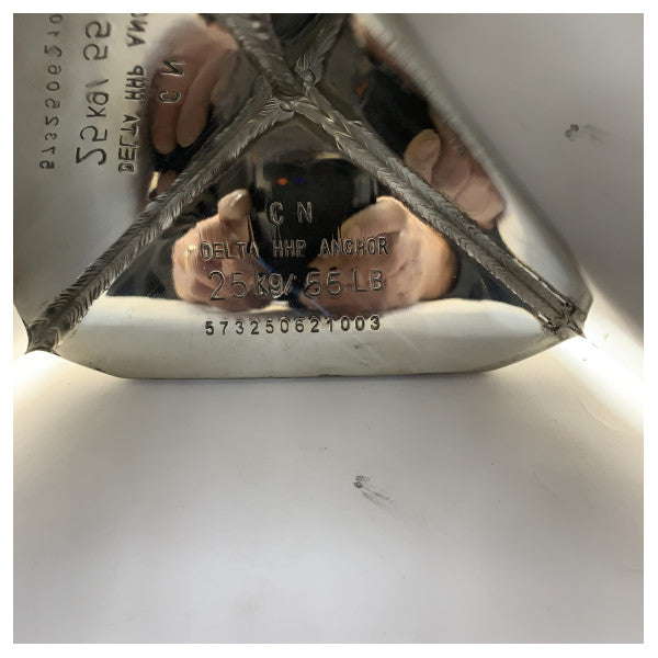Lewmar Delta 25 KG | 55 LB RVS HHP Anker - 57332