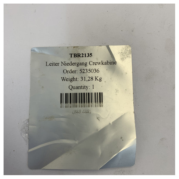 Hanse Yachts 675 Crewcabin Ståltilgangsstige - TBR2135