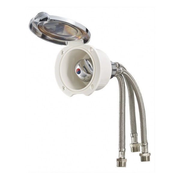 Misturadora de chuveiro monocomando de aço inoxidável Plastimo - 62023-PL