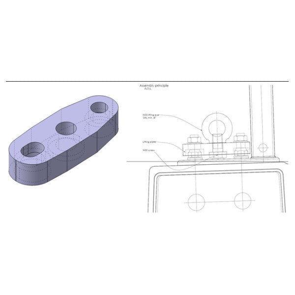 Hanse Yachts Dehler 30 OD Підйомна пластина - MET1468