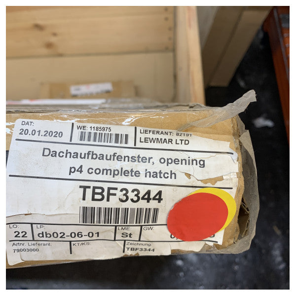 Lewmar Hanse 675 Flush 3G Avattava Ikkuna Musta - 79003000