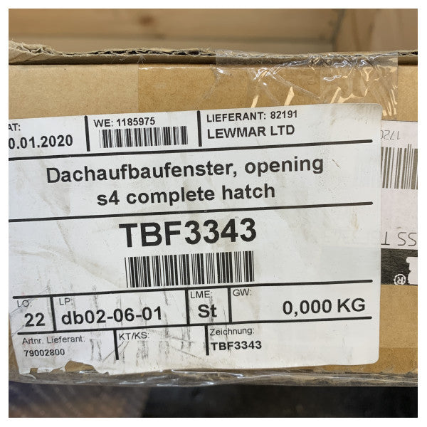 Lewmar Hanse 675 Flush 3G Åbningsvindue - 79002800
