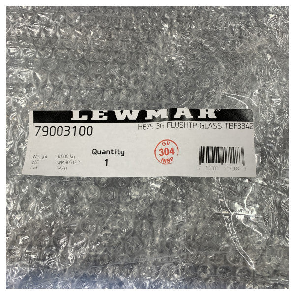Lewmar Hanse 675 Flush 3G Opening Porthole Black - 79003100 - TBF3342
