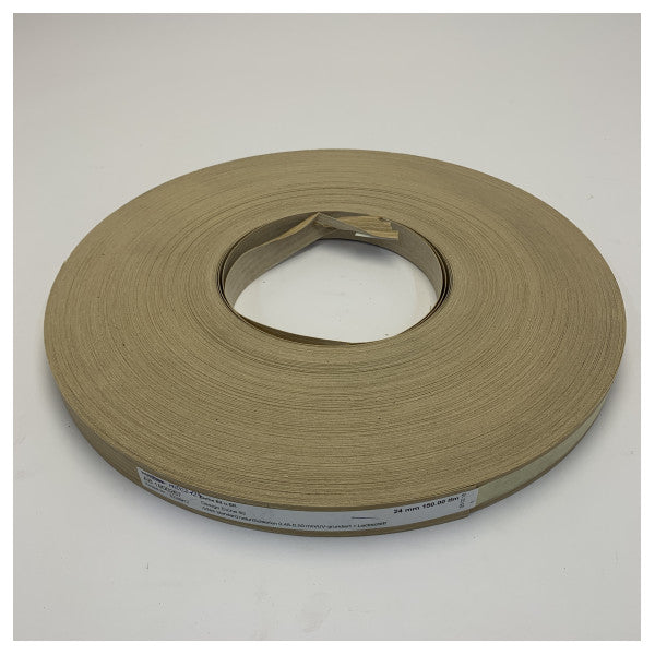 Meşe Kaplama Kenar 24mm x 0.5mm - Sıcak Erime Yapıştırıcısı Olmadan