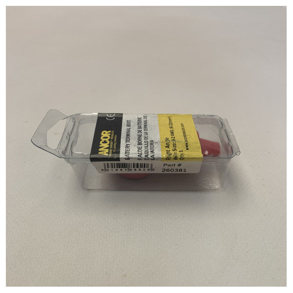 Marine-Batteriepolabdeckung rot - Langlebige, wasserdichte, isolierte Anschlusskappe zum Schutz des Pluspols