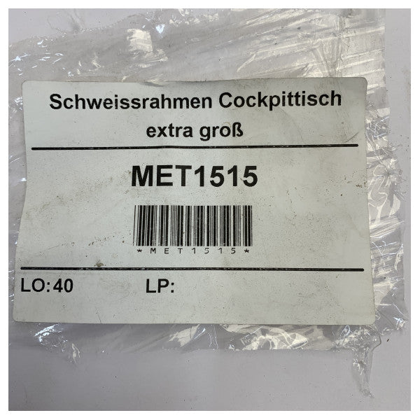 Hanse Yachts Cockpitbord i rostfritt stål stödram - MET1515