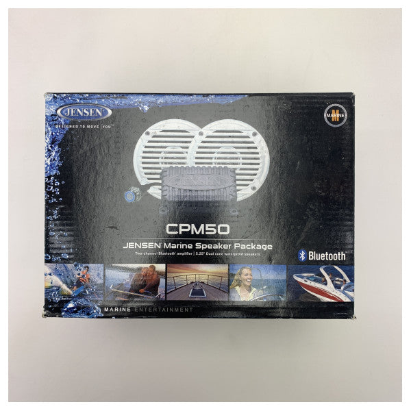 2-канален Bluetooth усилвател Jensen DPM50 с високоговорители
