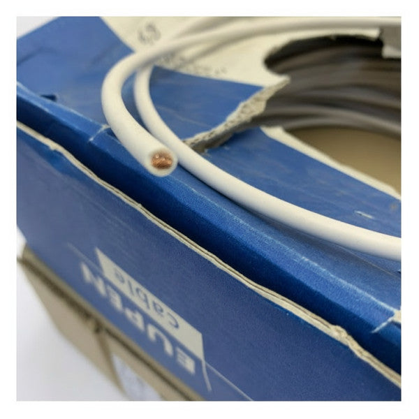 EUPEN KABEL H07V-K 115m 6mm² Flexible Einaderleitung Weiß