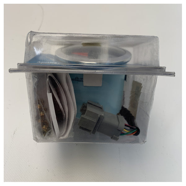 Teleflex 7000 rpm Tacómetro blanco con indicadores - 65554SFE