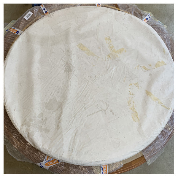 Pyöreä ylellinen meriteak-pöytä - Tyylikäs puinen jahti- tai veneateria- ja salonkipöytä