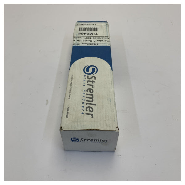 Stremler Adjustable Glass Door Hinge Stainless Steel 180 Degree Glas-Glas - Marine Hardware