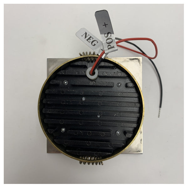 Cantalupi Ocean Marine LED Downlight IP55 Chrome Square 12/24V - D75 mm