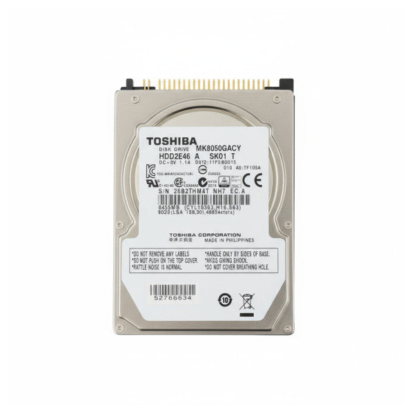 Toshiba 500GB 2.5" SATA Sabit Disk Deniz ECDIS için - Furuno Sistemleri ile Uyumludur