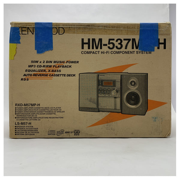 System Hi-Fi Kenwood HM-537MP-H Marine z MP3, kasetą, radiem RDS i mocą 50W