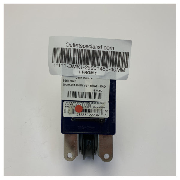 ルエマール 29901463 40mm 垂直リードブロック シングルディスク - 10 mm