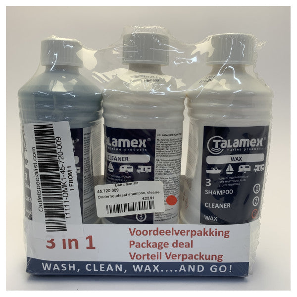 Комплект за почистване и полиране на лодки Talamex - 45-720-009