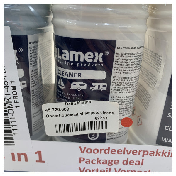 Zestaw do czyszczenia i polerowania łodzi Talamex - 45-720-009